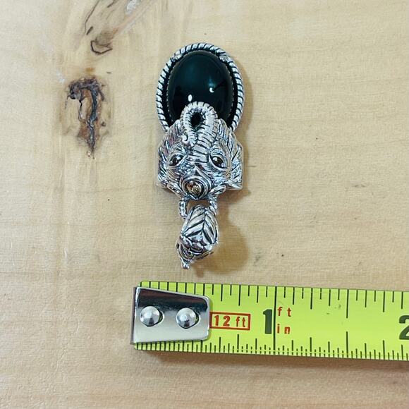 John Hardy Pendant Enhancer Jai Sterling 14K Gold Elephant Garnet Eyes - Picture 14 of 16